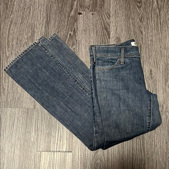 GAP Blue Straight Leg Jeans with Classic Indigo Wash - Picture 2 of 8